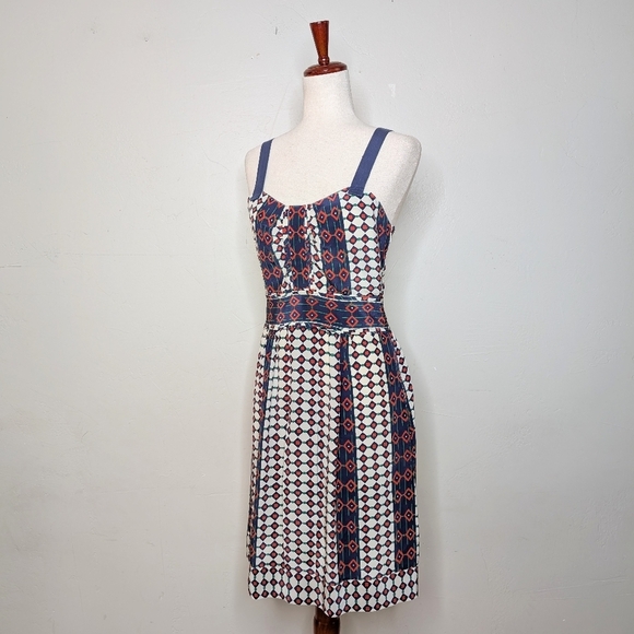 Marc by Marc Jacobs Silk Printed Mini Dress Size 2 - Picture 4 of 7